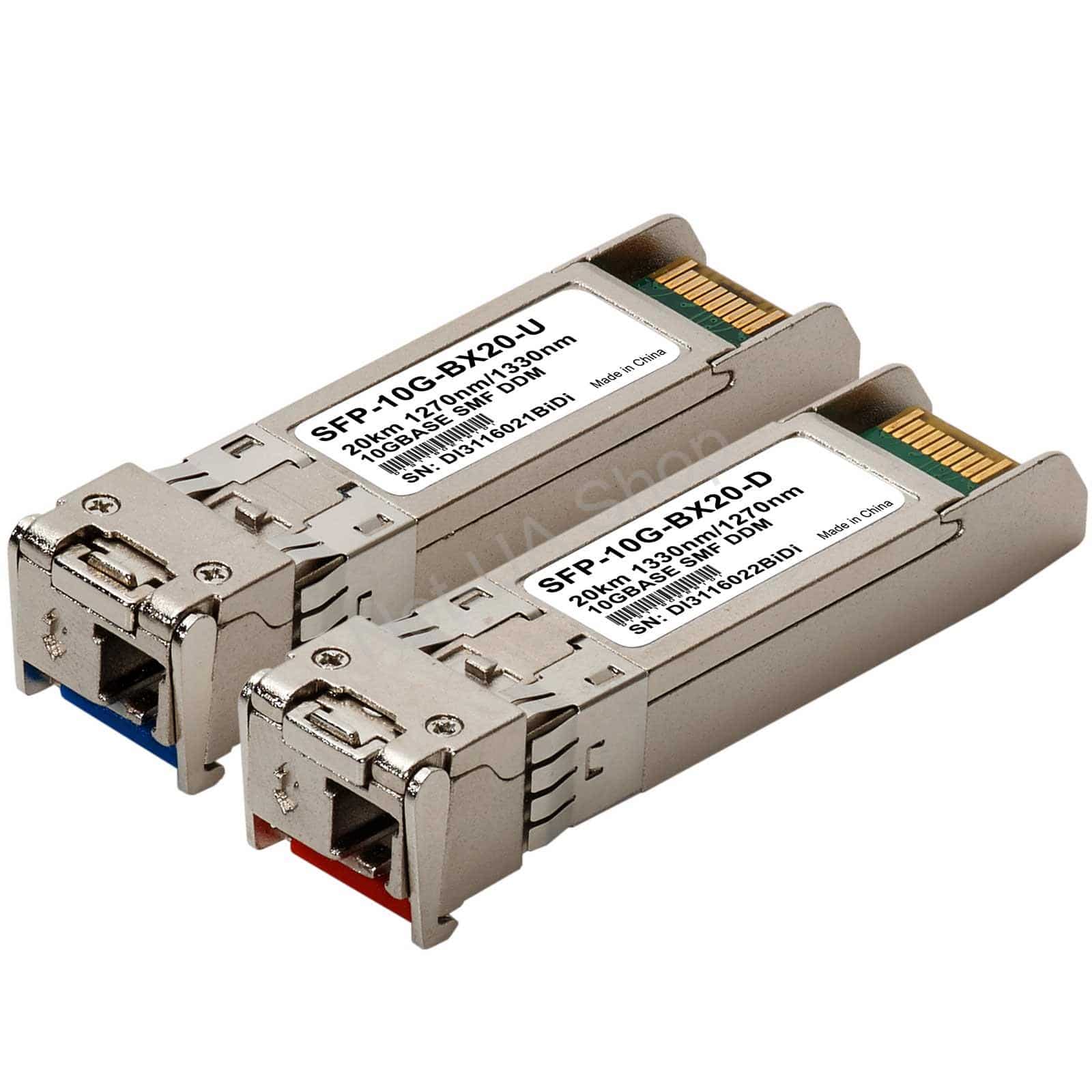 SFP+ BiDi (WDM) 20km - 1 pair SFP+ BiDi (WDM) 20km - 1 pair