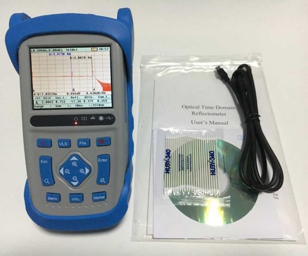 1310/1550nm Fiber Optic OTDR Reflectometer 28/26dB (32/30dB, 37/35dB)