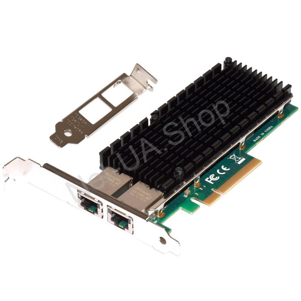 10G/1G Мережева Карта 2x RJ45 (Intel X540) - Зображення 1