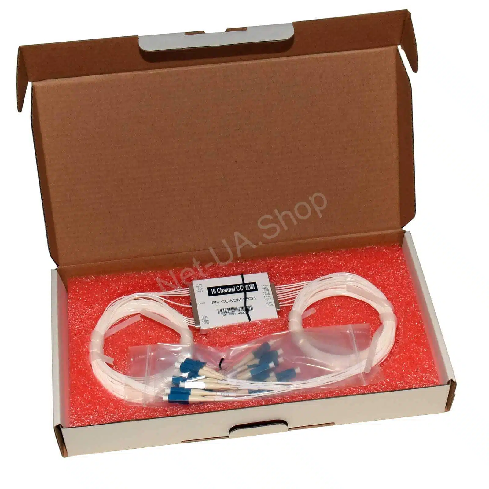 1 x 16CH CCWDM MUX/DEMUX (1310 ... 1610 +UPG port) - Зображення 1