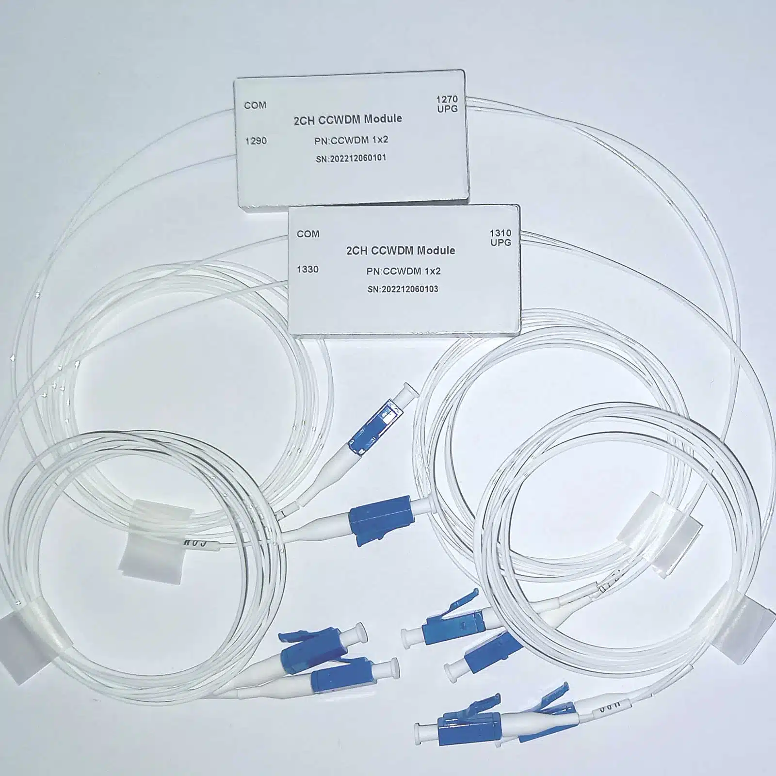  1 x 2CH CCWDM MUX/DEMUX (1270 ... 1610 +UPG port) - Зображення 1