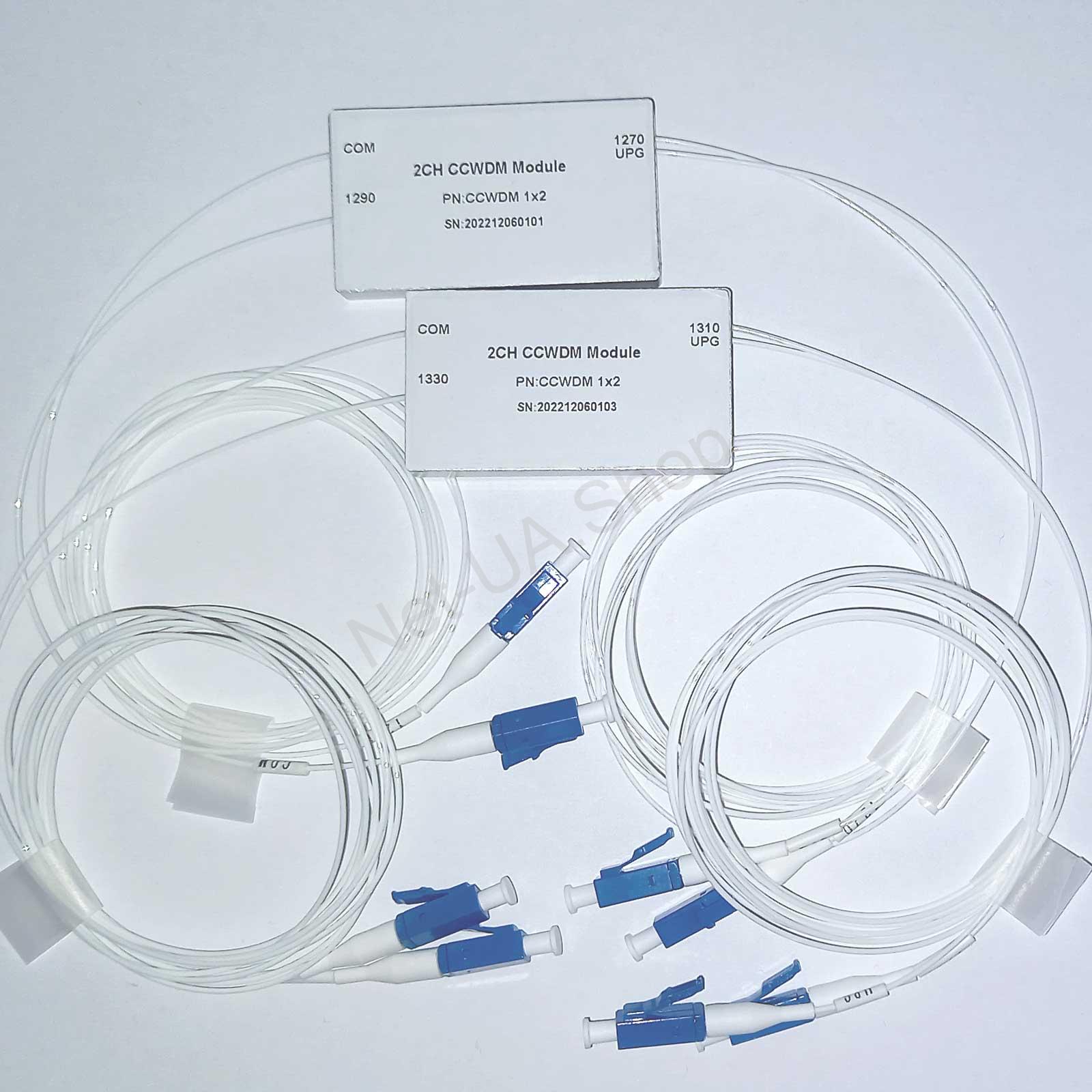 ccwdm-1ch-01 1 x 2CH CCWDM MUX/DEMUX (1270 ... 1610 +UPG port) - Зображення 1