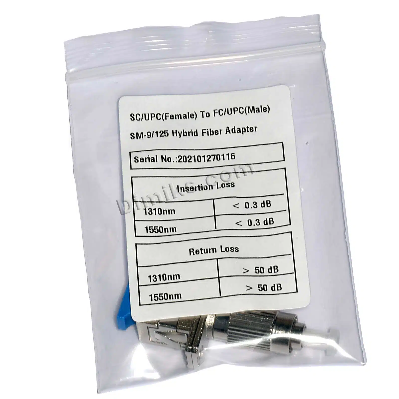 Оптичний адаптер: SC-FC, SC/SC (SC мама - FC тато (папа), SC female - FC male) - Зображення 3