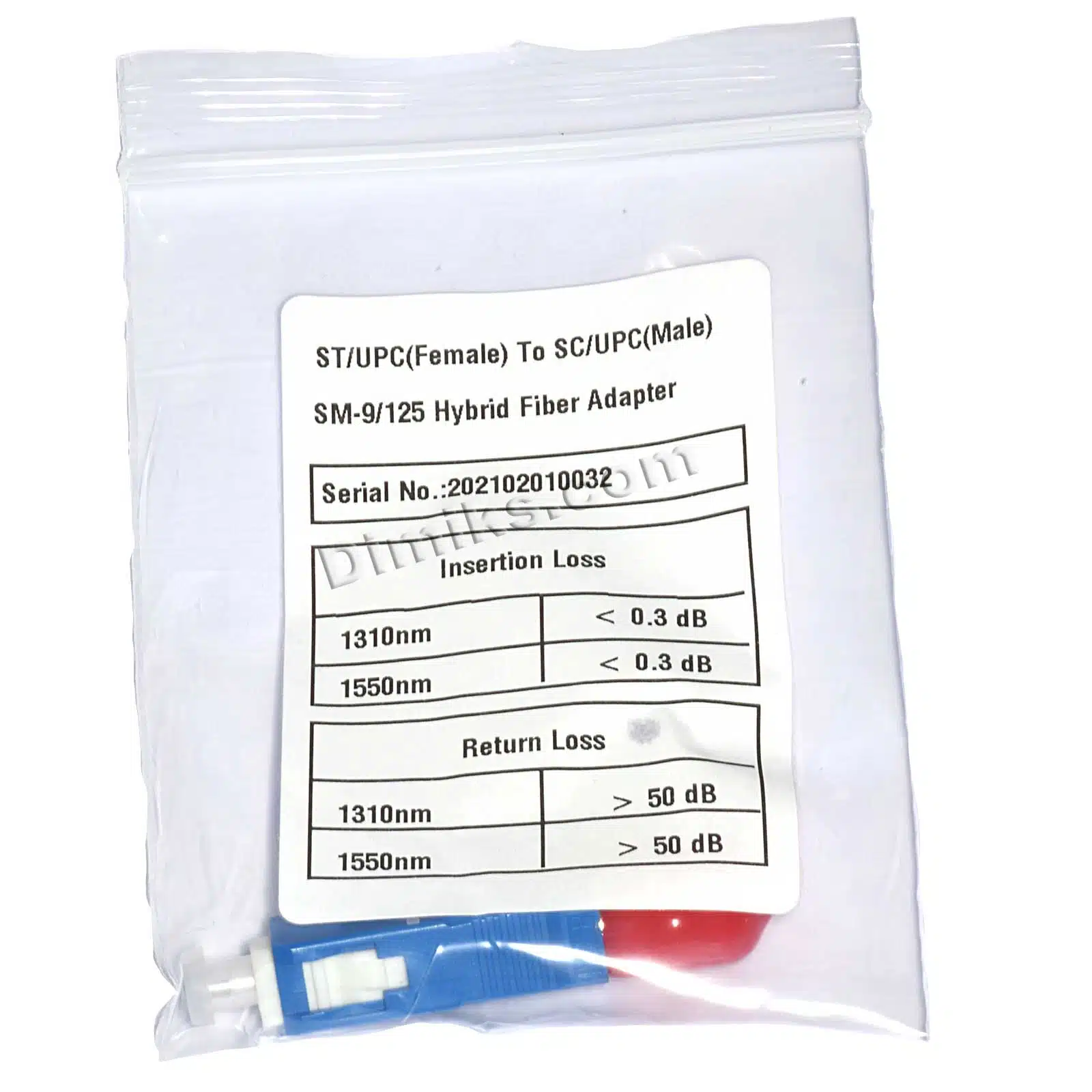 Оптичний адаптер: ST-SC, ST/SC (ST мама - SC тато (папа), ST female - SC male) - Зображення 3