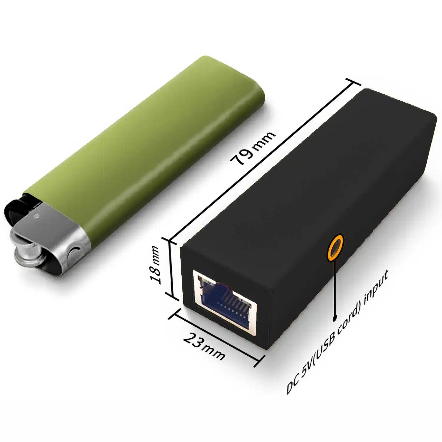 Media-converter-micro-Dimiks-BLACK_1 Медіа конвертер мікро (міні) - SFP порт/слот в RJ45 (DS-MC-Micro-Black) "Правильний" - Зображення 1