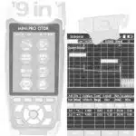 DS-980REV mini pro OTDR (1310+1550) Рефлектометр 9 функцій в 1 пристрої OPM OLS VFL RJ45 - НОВА версія