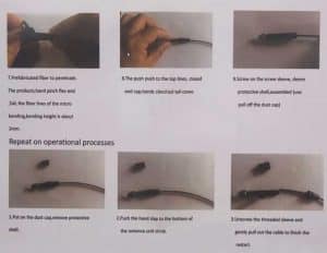 Роз'єм для швидкого монтажу FC/UPC (безінструментальний оптичний конектор, фаст коннектор, Fast connector FC, монтаж без зварювання) - Зображення 4