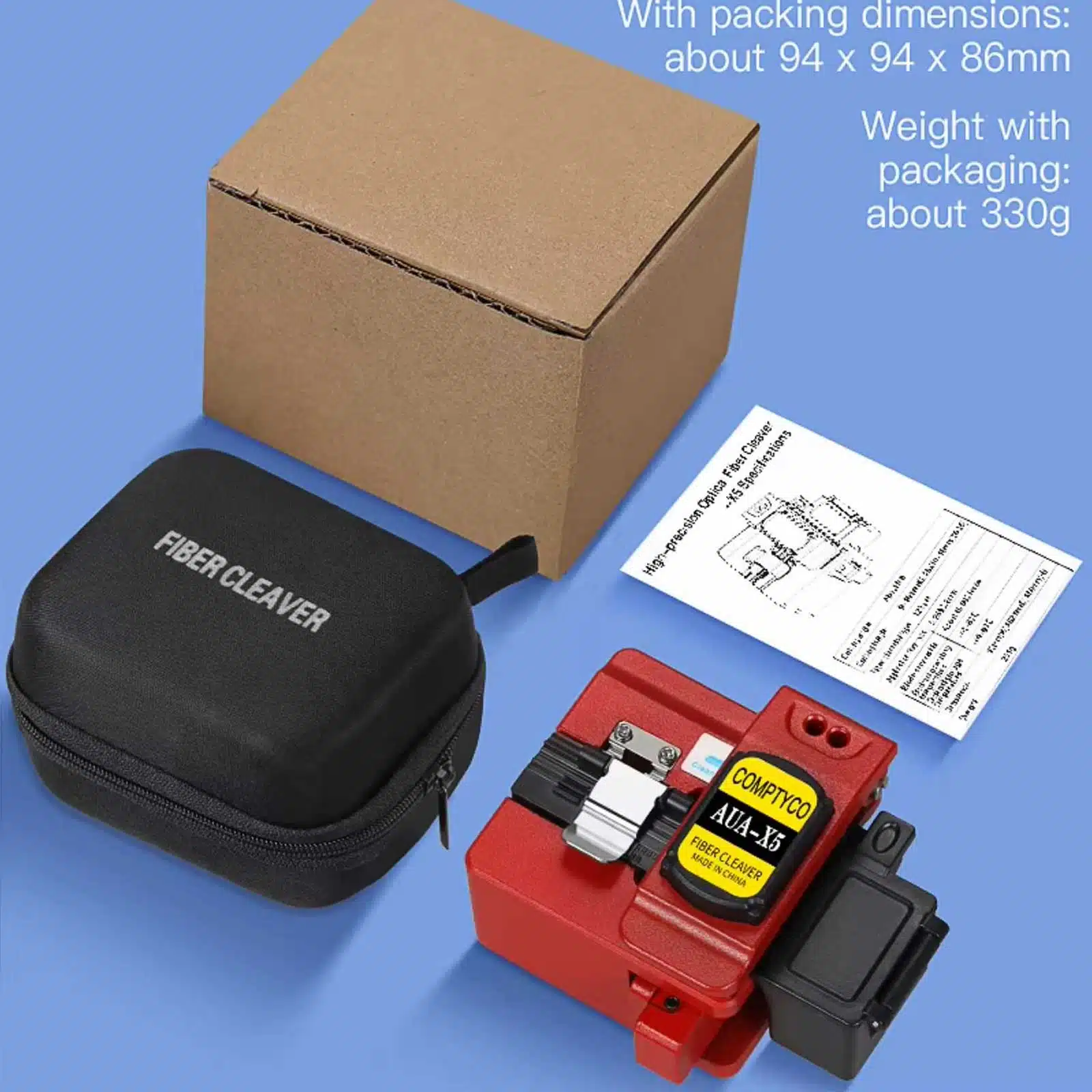 net-ua.shop-Fiber-cleaver-aua-x5-08 Сколювач оптичних волокон AUA-X5 - Зображення 4