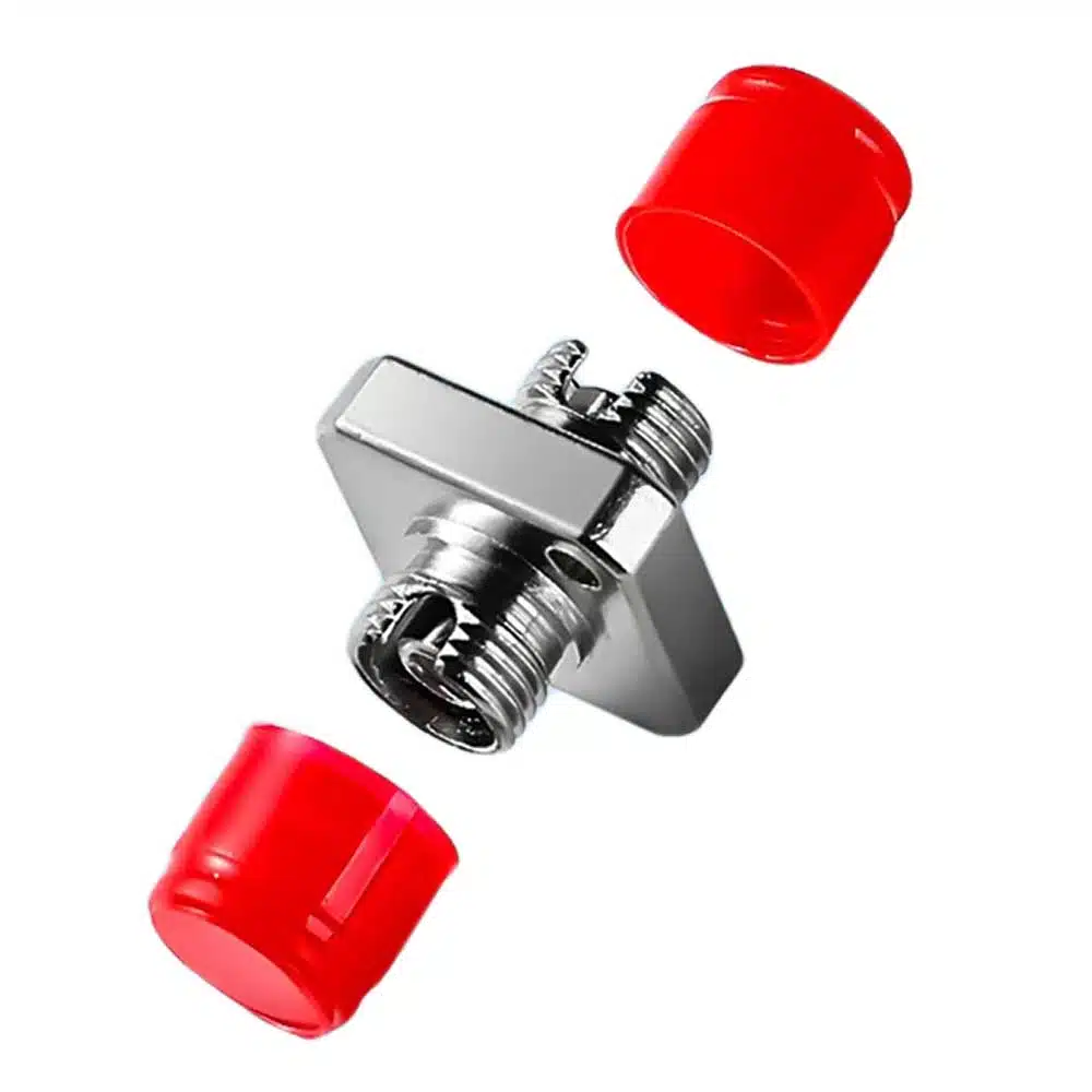 01-adapter-FC_female-FC_female-square Оптичний адаптер: FC-FC, FC/FC (FC мама - FC мама, квадратна основа, FC female - FC female) - Зображення 1