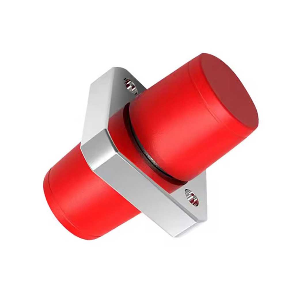 02-adapter-FC_female-FC_female-square Оптичний адаптер: FC-FC, FC/FC (FC мама - FC мама, квадратна основа, FC female - FC female) - Зображення 2