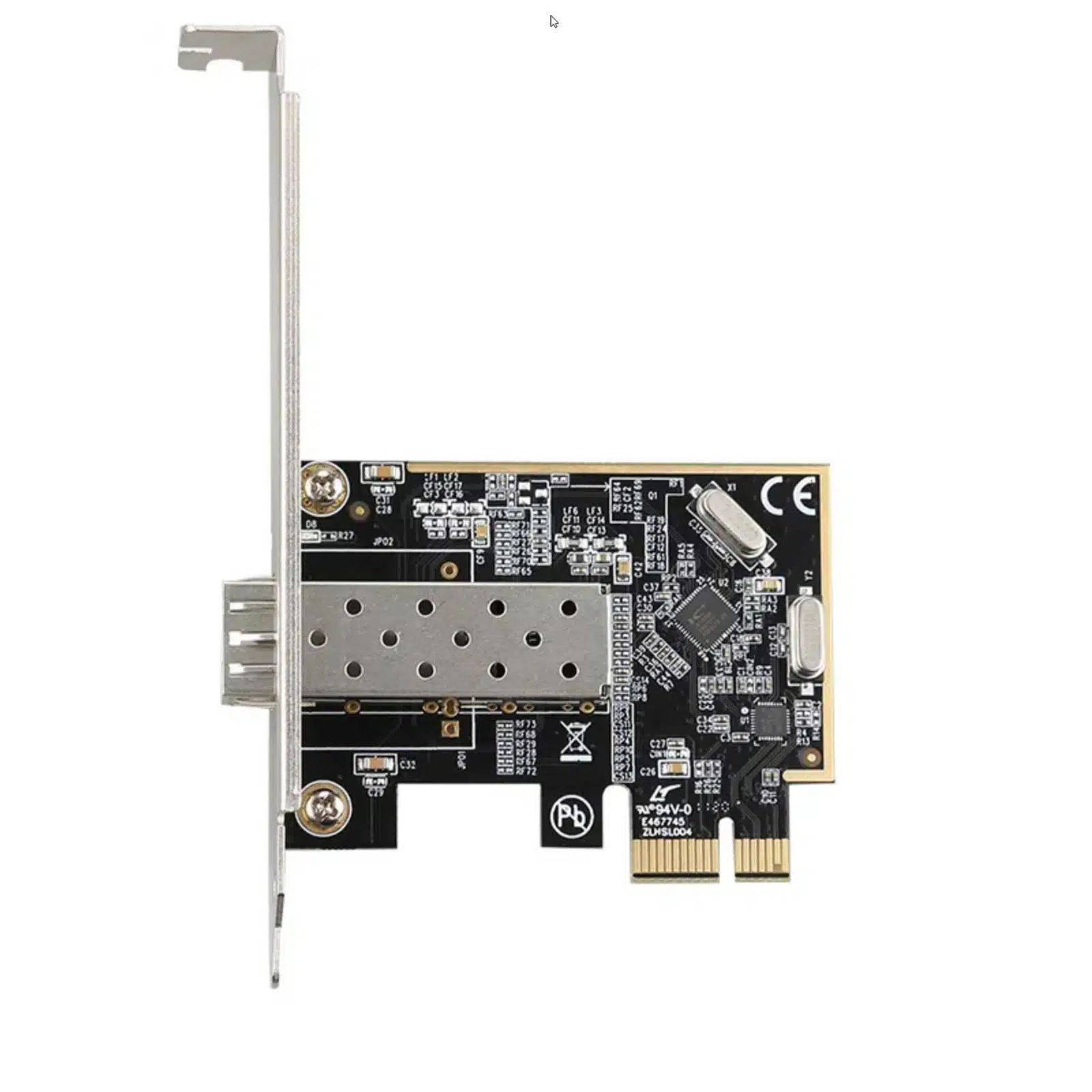 100m-nic-RTL8106E-IP102GA-02  10/100M (100FX) Оптична мережева карта 1x SFP (Realtek RTL8106E) - Зображення 2