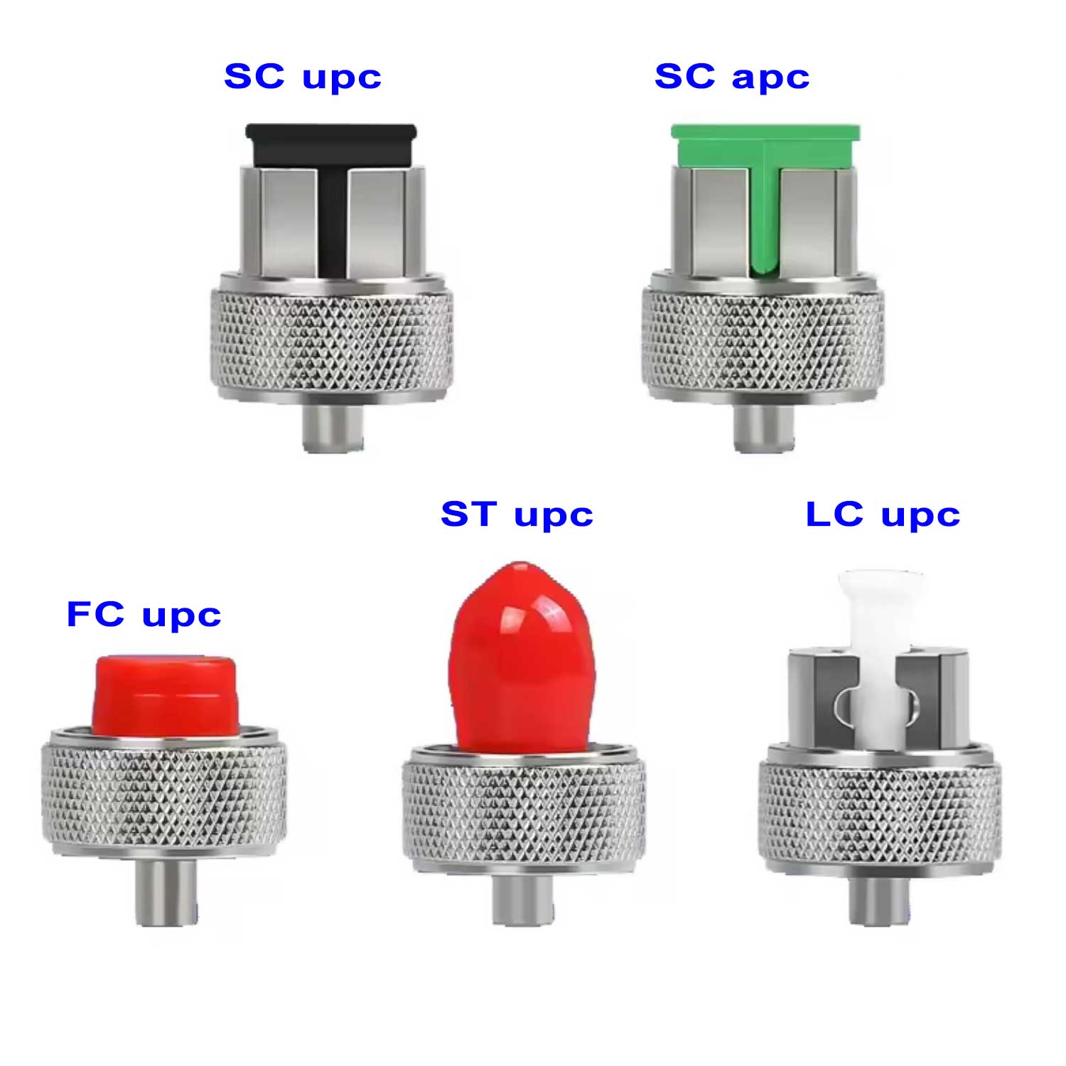 adapter-otdr-fc-st-sc-lc Адаптери для рефлектометра (OTDR): LC, SC, FC, ST - Зображення 1