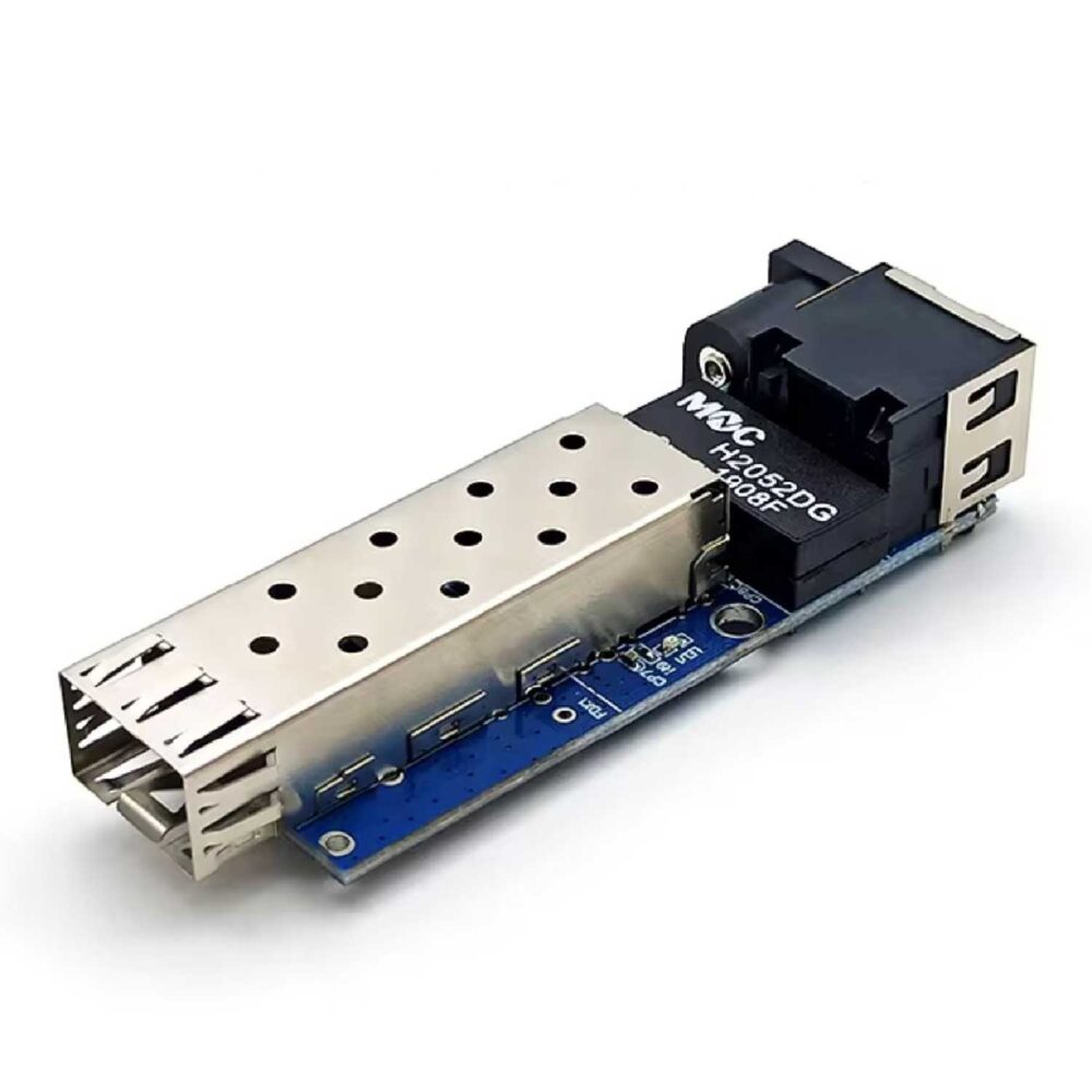 Медіа конвертер міні PCBA (без корпусу, 18 гр.) - SFP порт/слот в RJ45 - Зображення 1